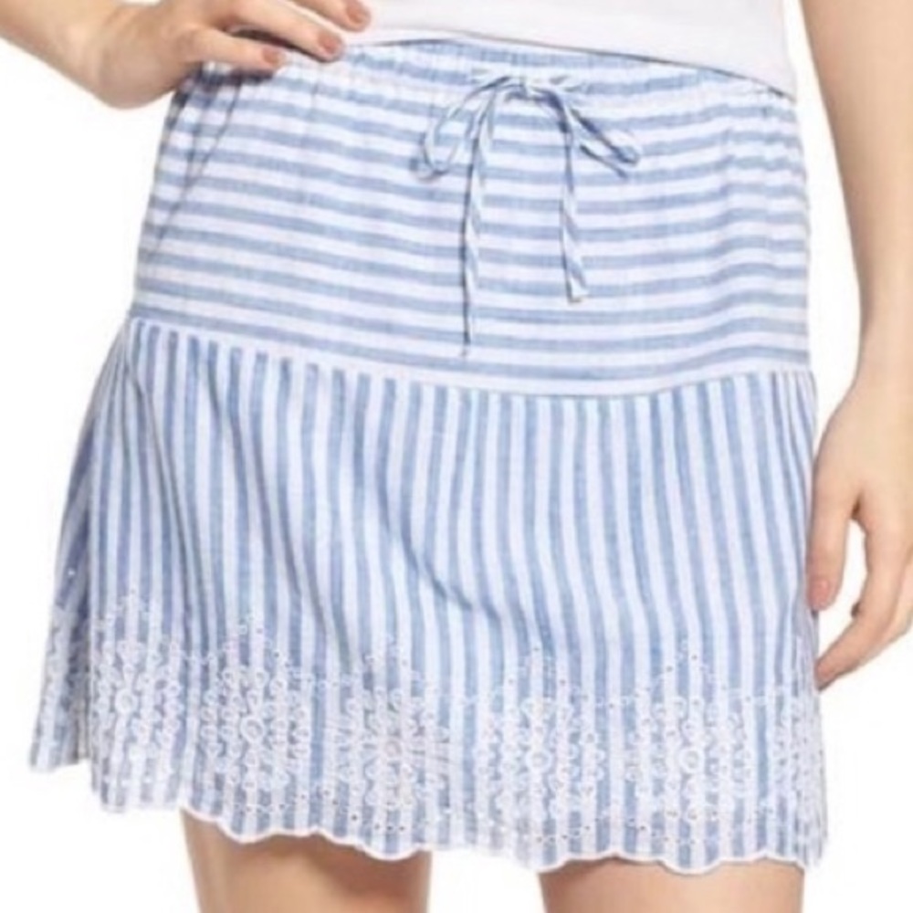 Vineyard Vines eyelet stripe skirt